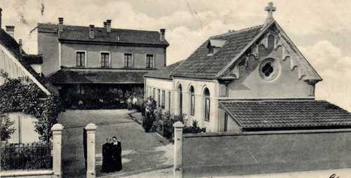 L'hôpital de Rixheim en 1910.