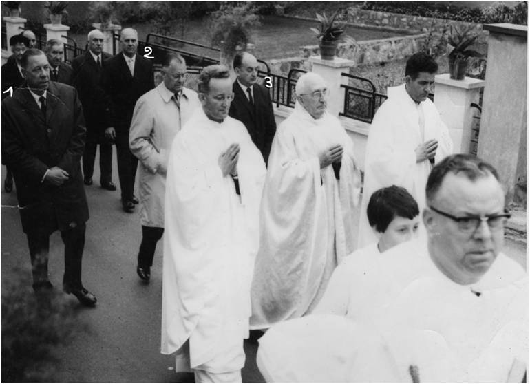 Le jubilé sacerdotal de Georhges Struchler à Rixheim, le 6 octobre 1968, pour ses 25 ans de prêtrise.