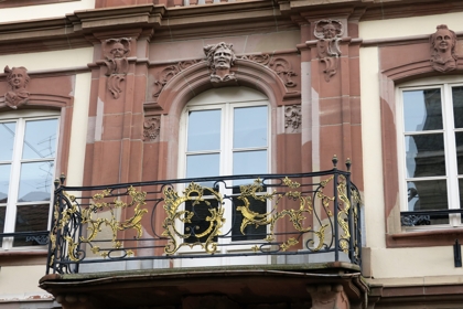 Le suprbe balcon de l'hôtel particulier de la famille Barth.